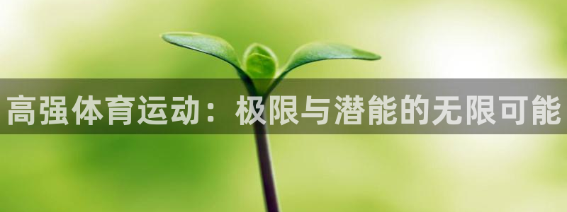 JJB竞技宝官网下载平台是正规平台吗安全吗：高强体育运动：极