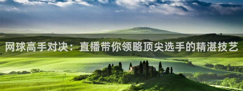 nba直播吧手机：网球高手对决：直播带你领略顶尖选手的精湛技艺